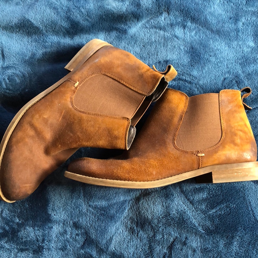 Leather Franco Sarto booties